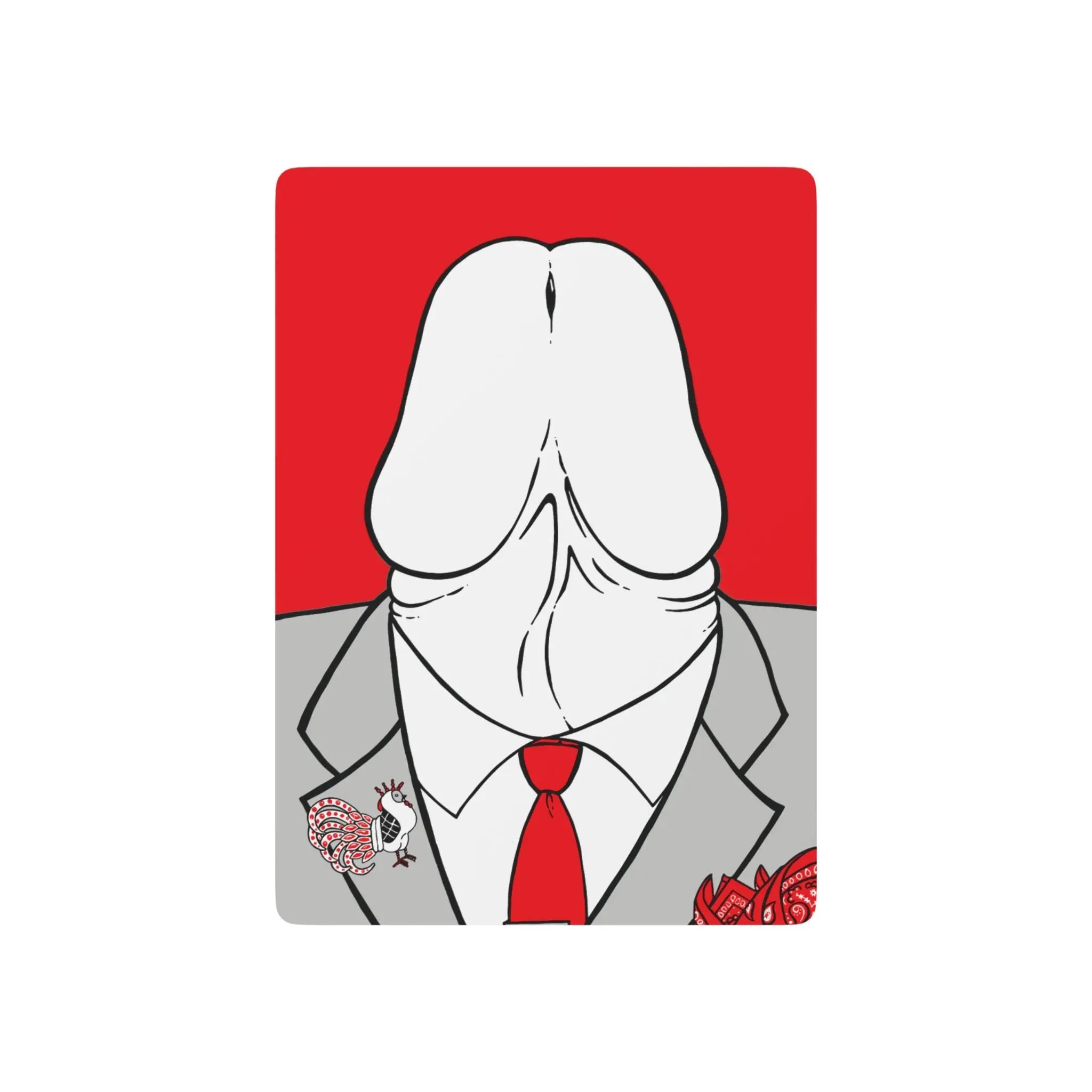Unique Red Gay Poker Playing Cards - Funny LGBTQ Gag Gift Printify