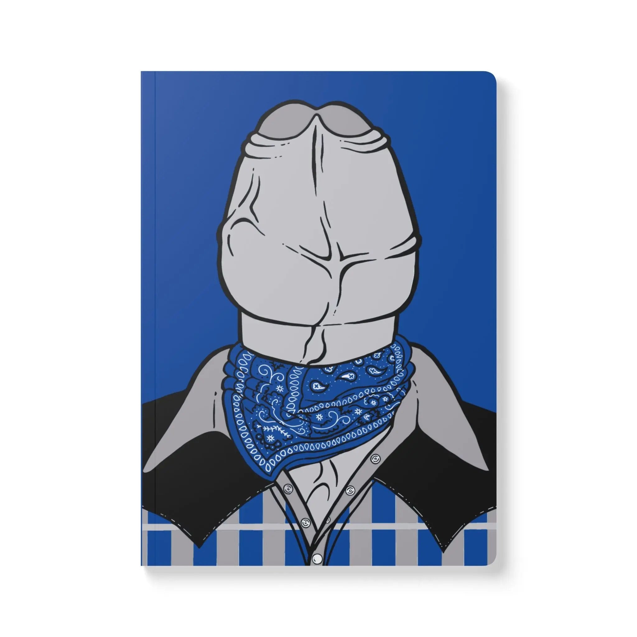 Journal: Softcover, Blue - Unique Queer Gay Pride Gift Printify