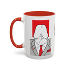 Gay Humor Coffee Mug - Red Dychead Queer Gift for Him Printify