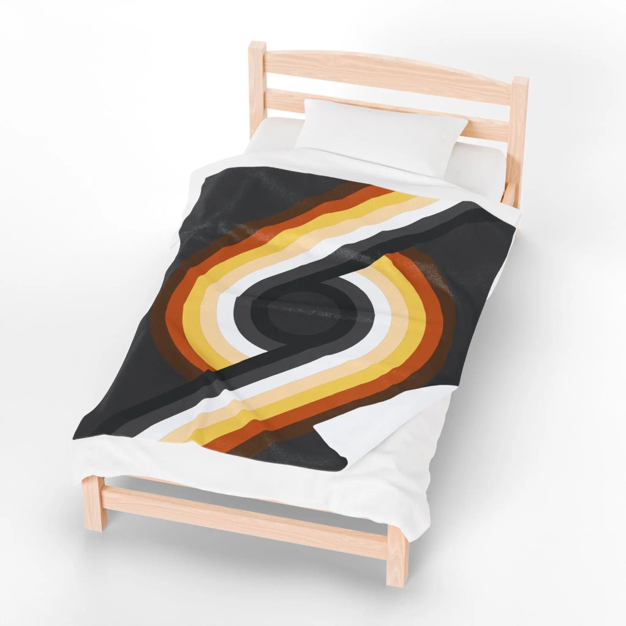 Blanket: Gay Bear Pride 69 - LGBTQ+ Queer Plush Velveteen Cover Printify