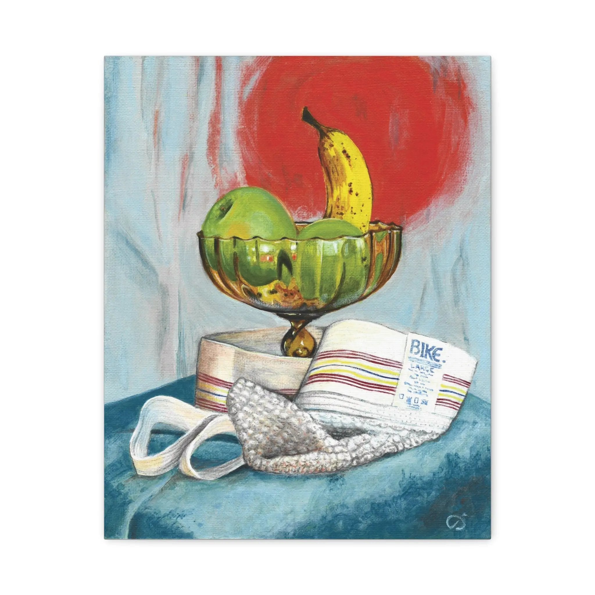 Gay Wall Art Print: Fruit Bowl Jock - Queer LGBTQ Canvas Decor - erostakles