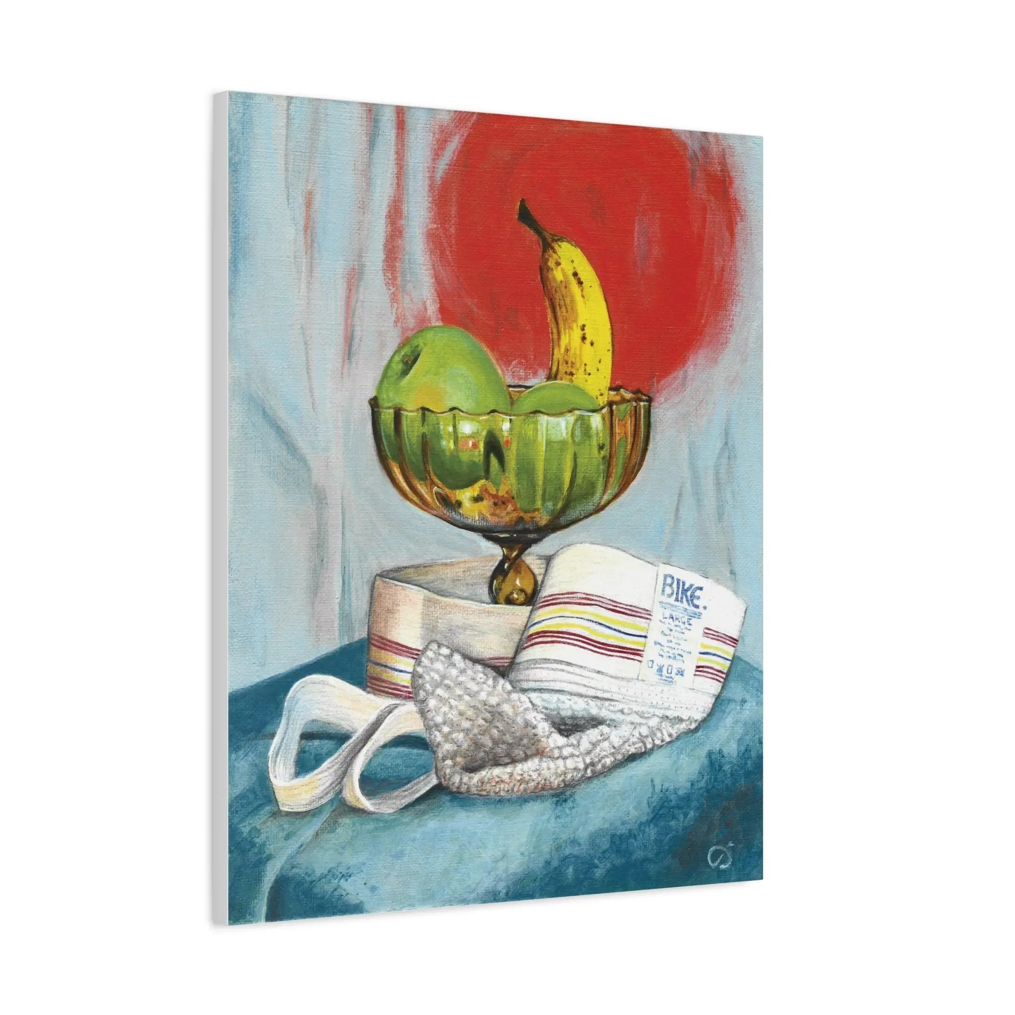 Gay Wall Art Print: Fruit Bowl Jock - Queer LGBTQ Canvas Decor - erostakles