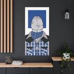 Blue Dychead Gay Canvas Wall Art - Ready To Hang Queer Decor Printify