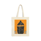 Yellow Queer Art Cotton Canvas Tote Bag - LGBTQ Gay Pride Gift Printify