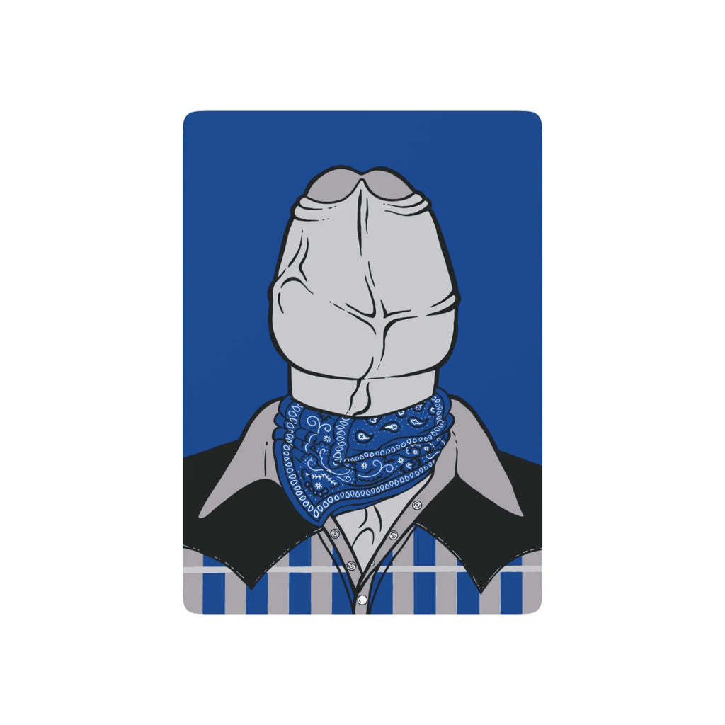 Unique Blue Gay Poker Playing Cards - Funny LGBTQ Gag Gift Printify