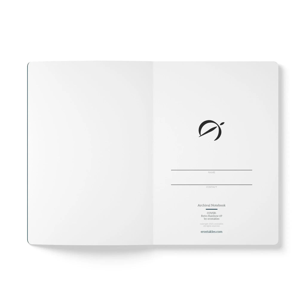 Journal: Gay Retro Rainbow 69 - Unique LGBTQ+ Queer Gift for Him - erostakles