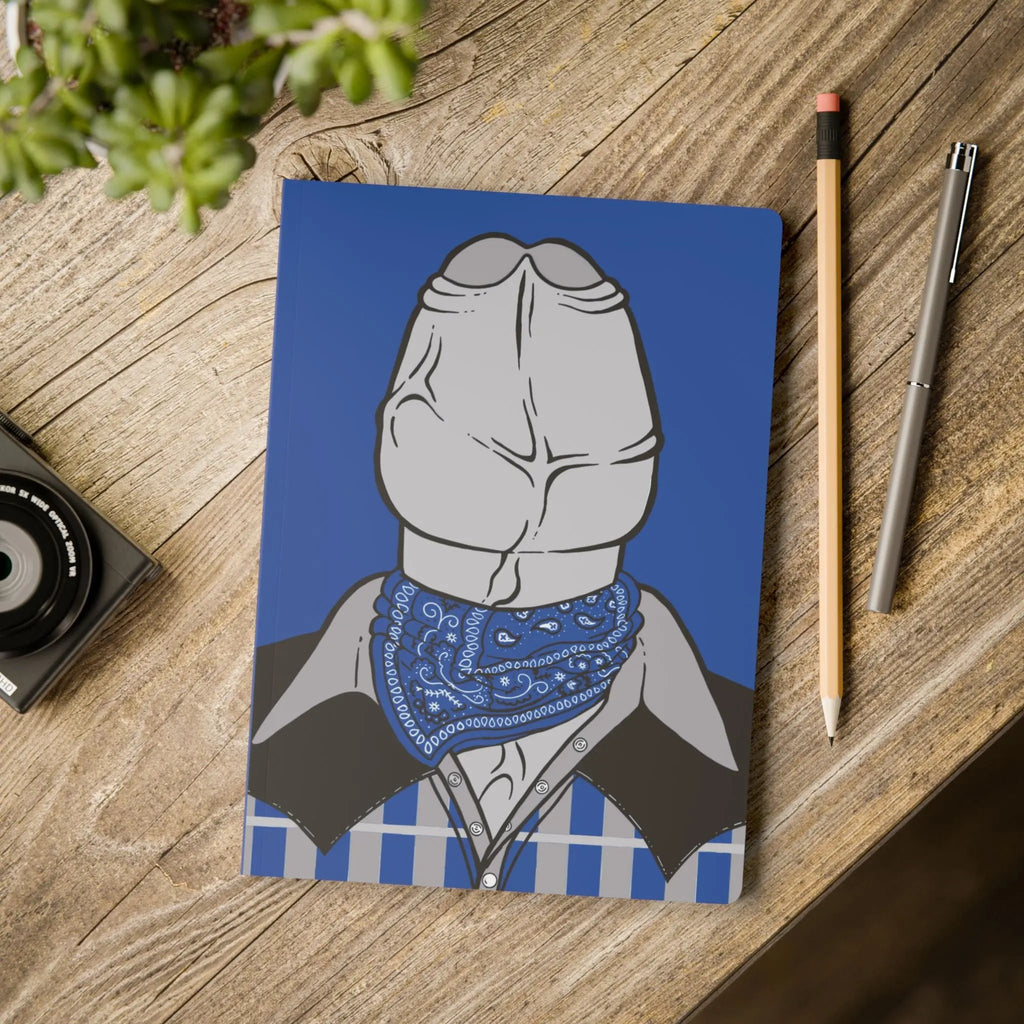 Journal: Softcover, Blue - Unique Queer Gay Pride Gift Printify