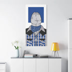Blue Dychead Gay Canvas Wall Art - Ready To Hang Queer Decor Printify