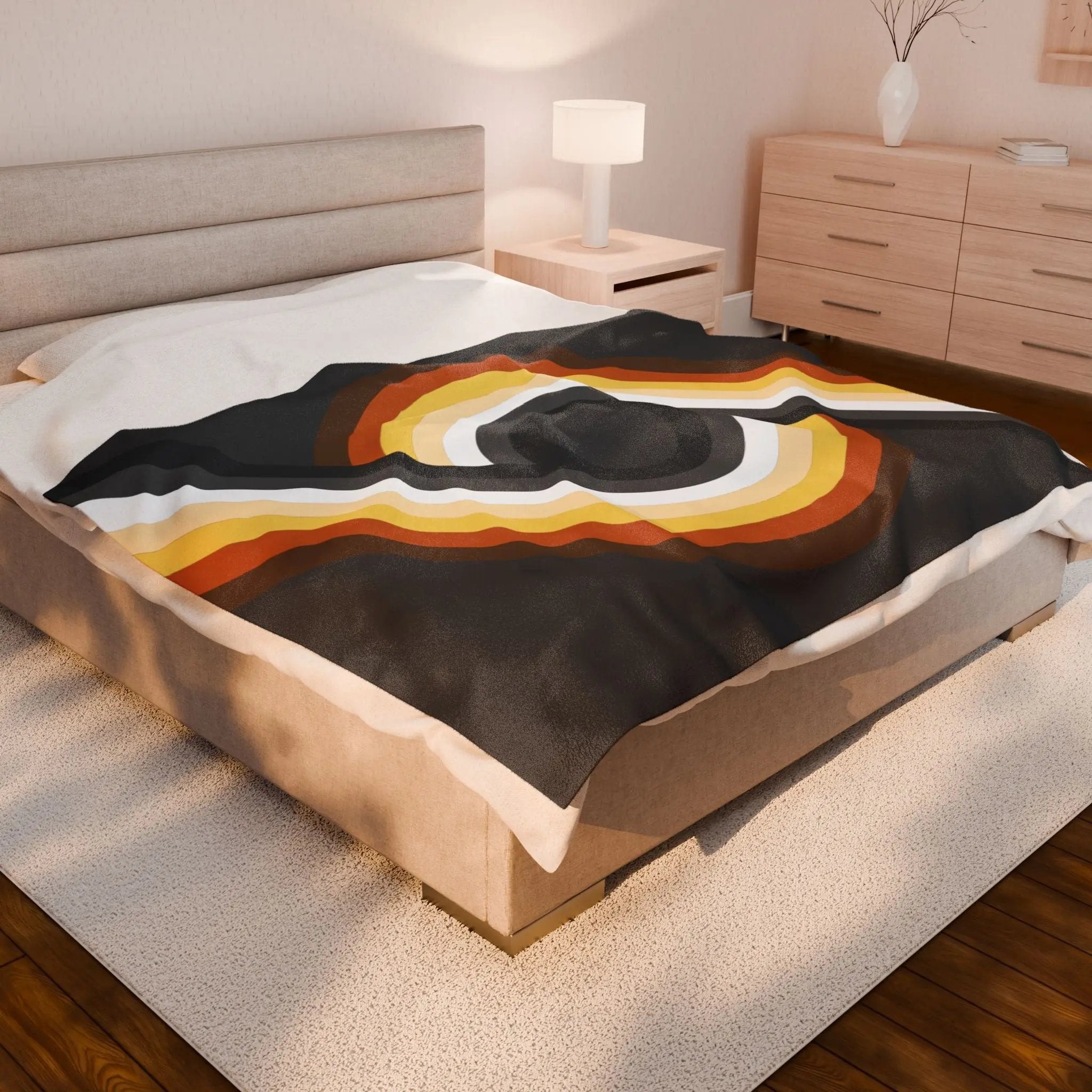 Blanket: Gay Bear Pride 69 - LGBTQ+ Queer Plush Velveteen Cover Printify