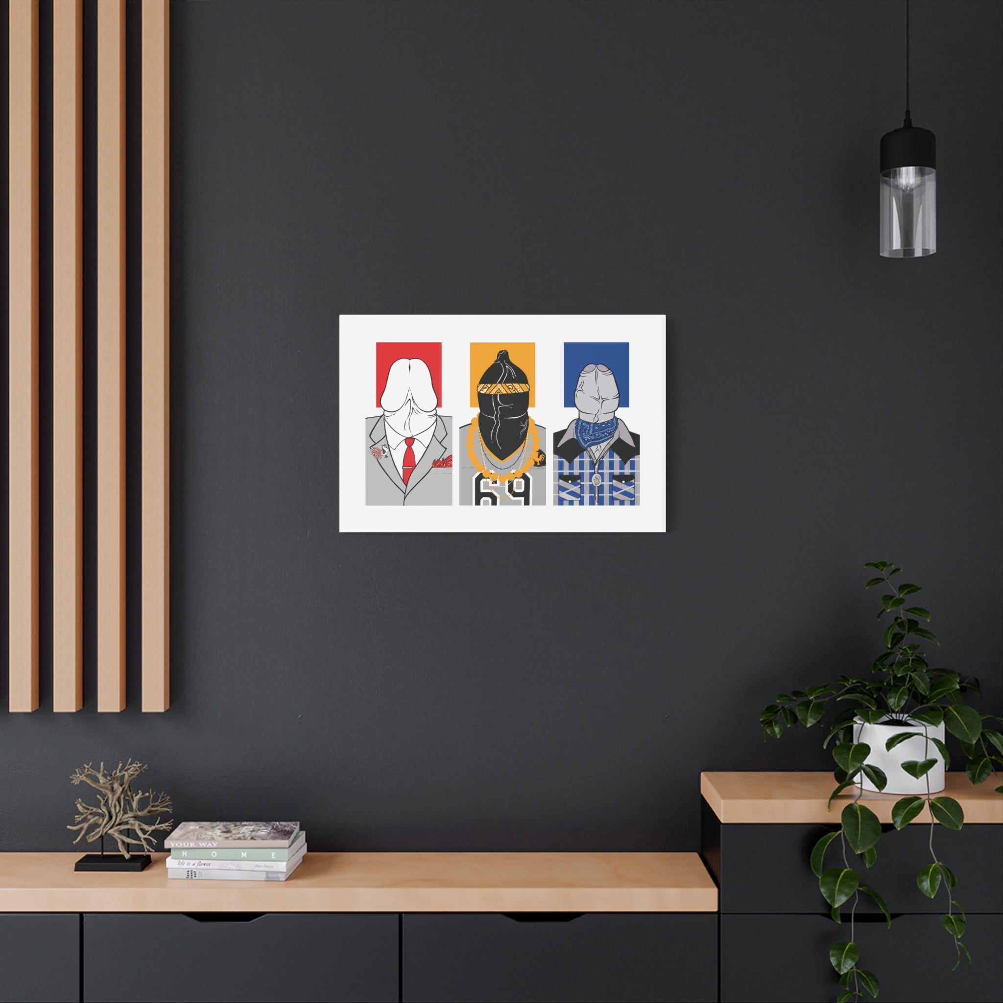 Funny Gay Wall Art - Tripdycheads Stretched Canvas, Ready To Hang