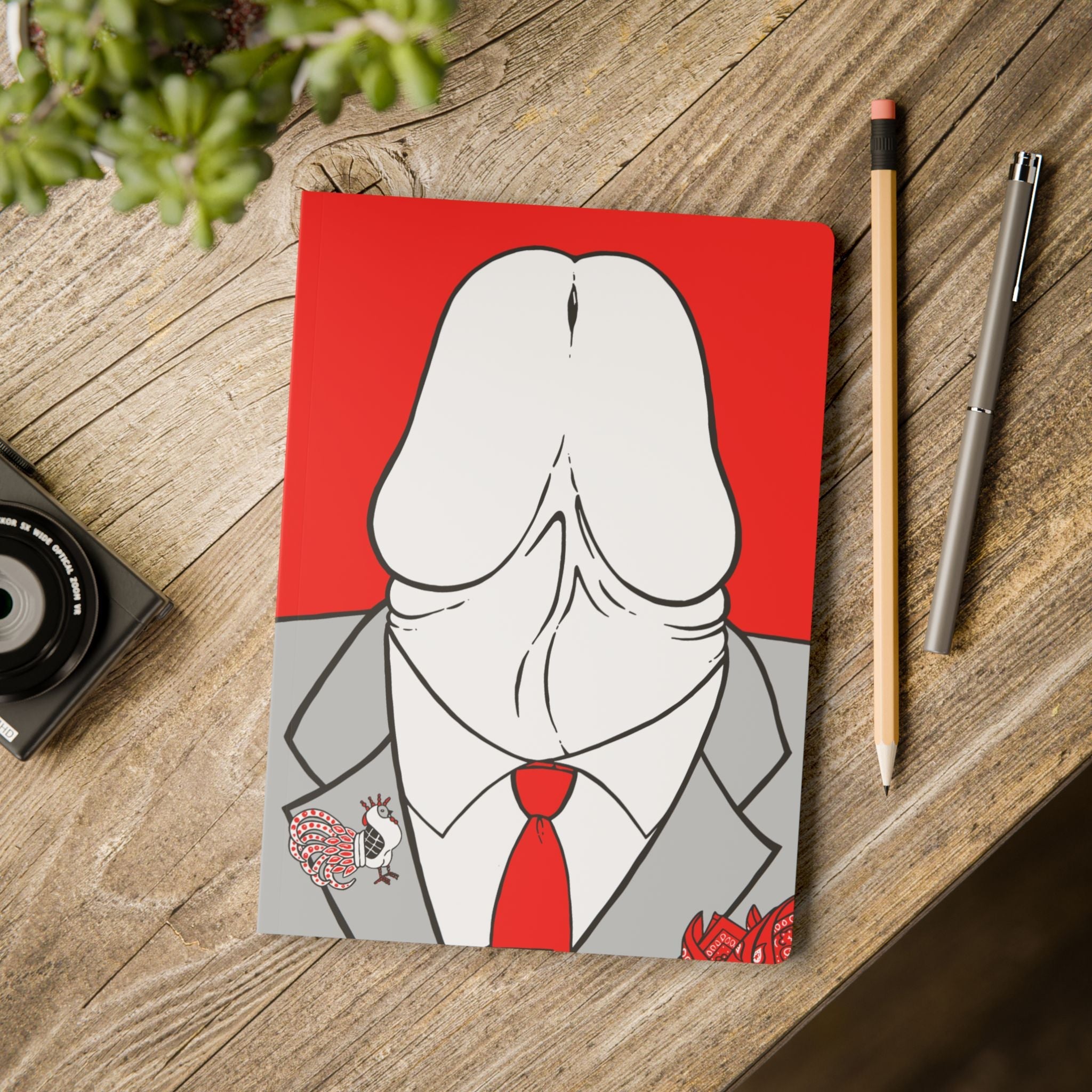 Red Softcover Gay Journal - Unique Queer Gift