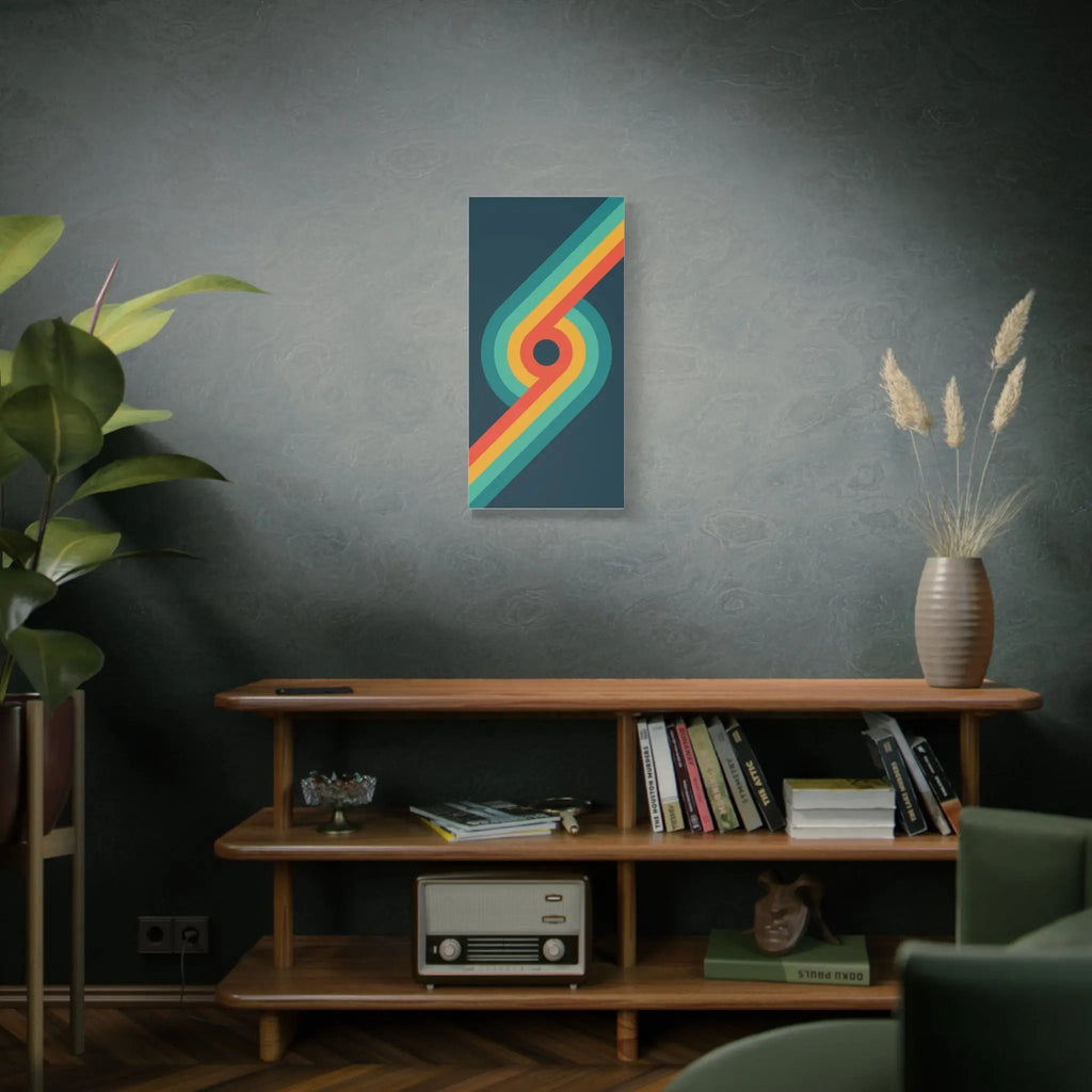 Gay Wall Art: Retro Rainbow 69 - Queer Contemporary for Home, Office Printify