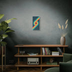 Gay Wall Art: Retro Rainbow 69 - Queer Contemporary for Home, Office Printify