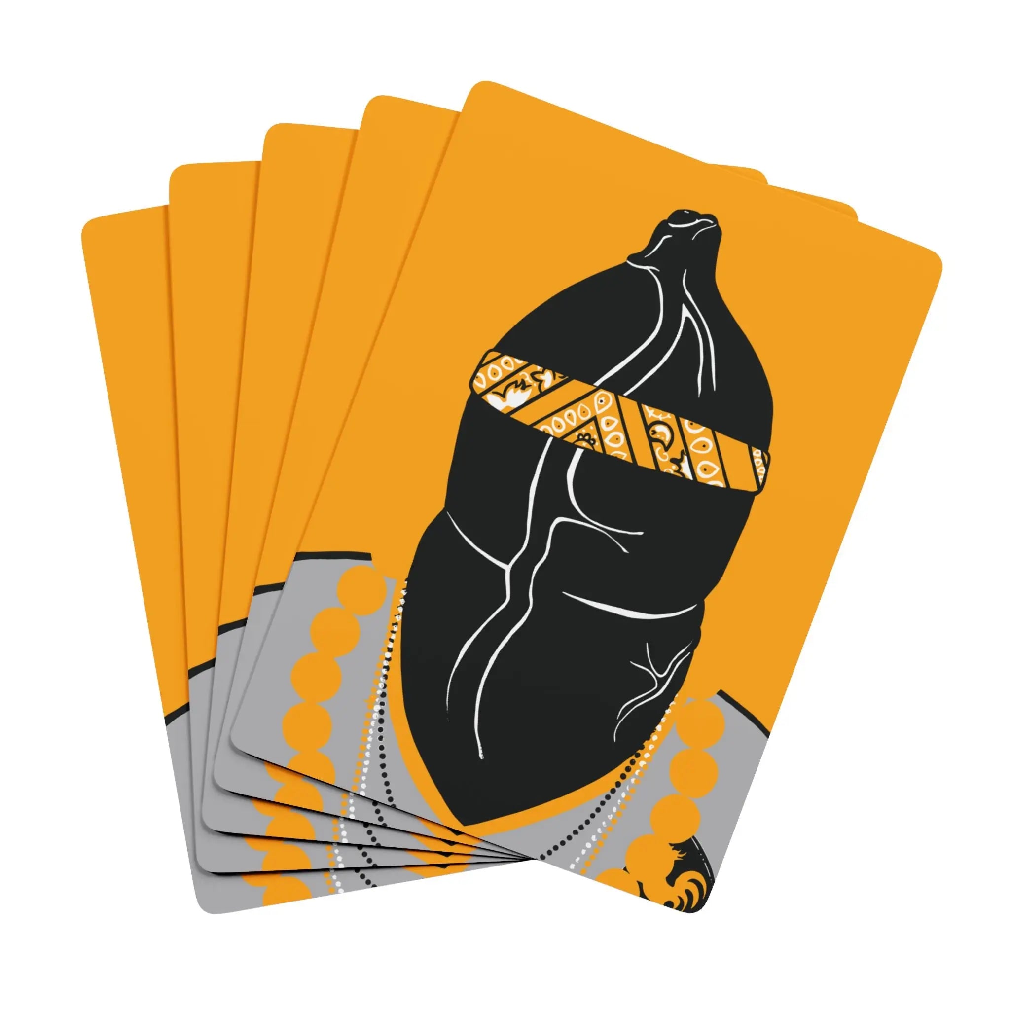 Unique Yellow Gay Poker Playing Cards - Funny LGBTQ Gag Gift