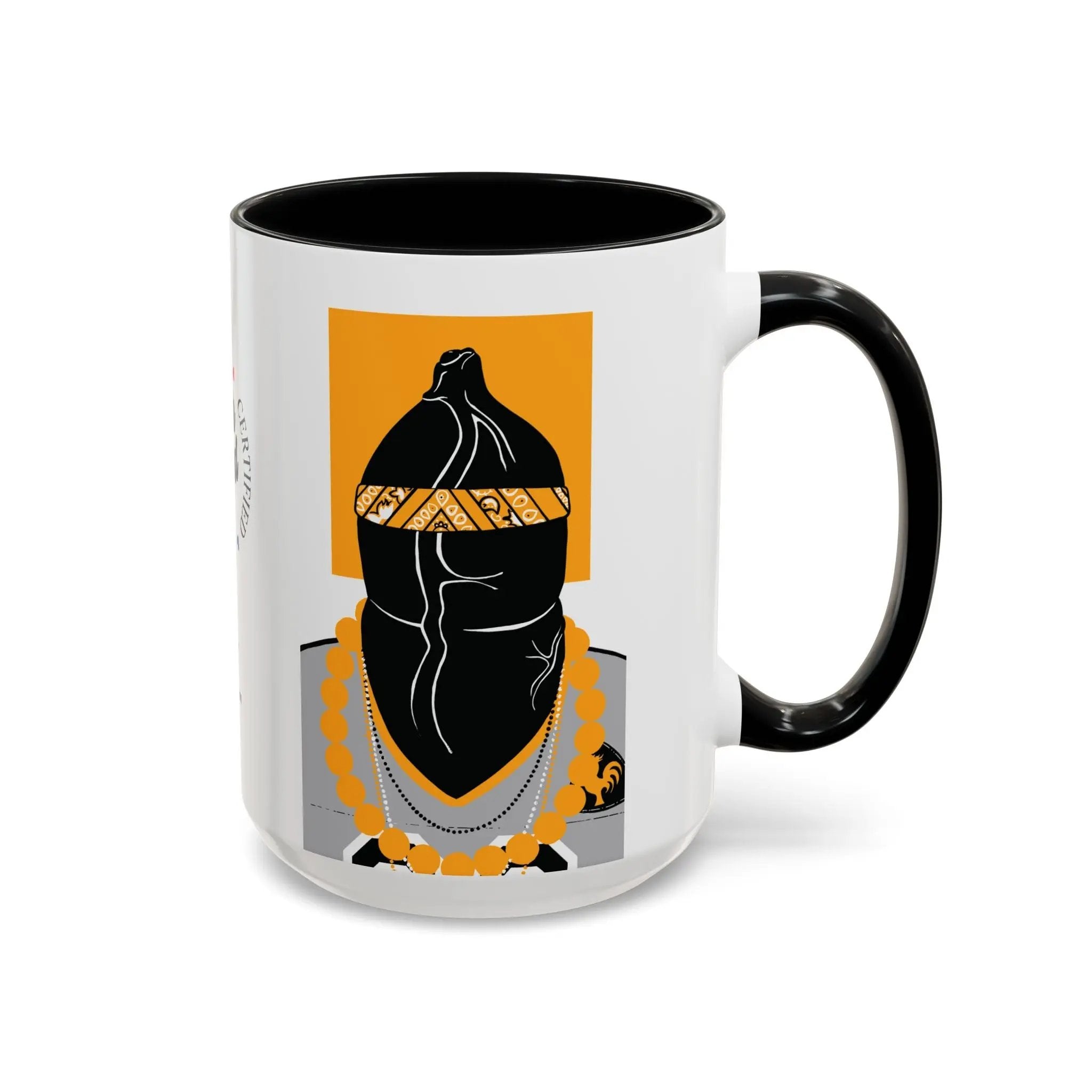 Gay Humor Coffee Mug - Yellow Dychead Queer Gift for Him Printify