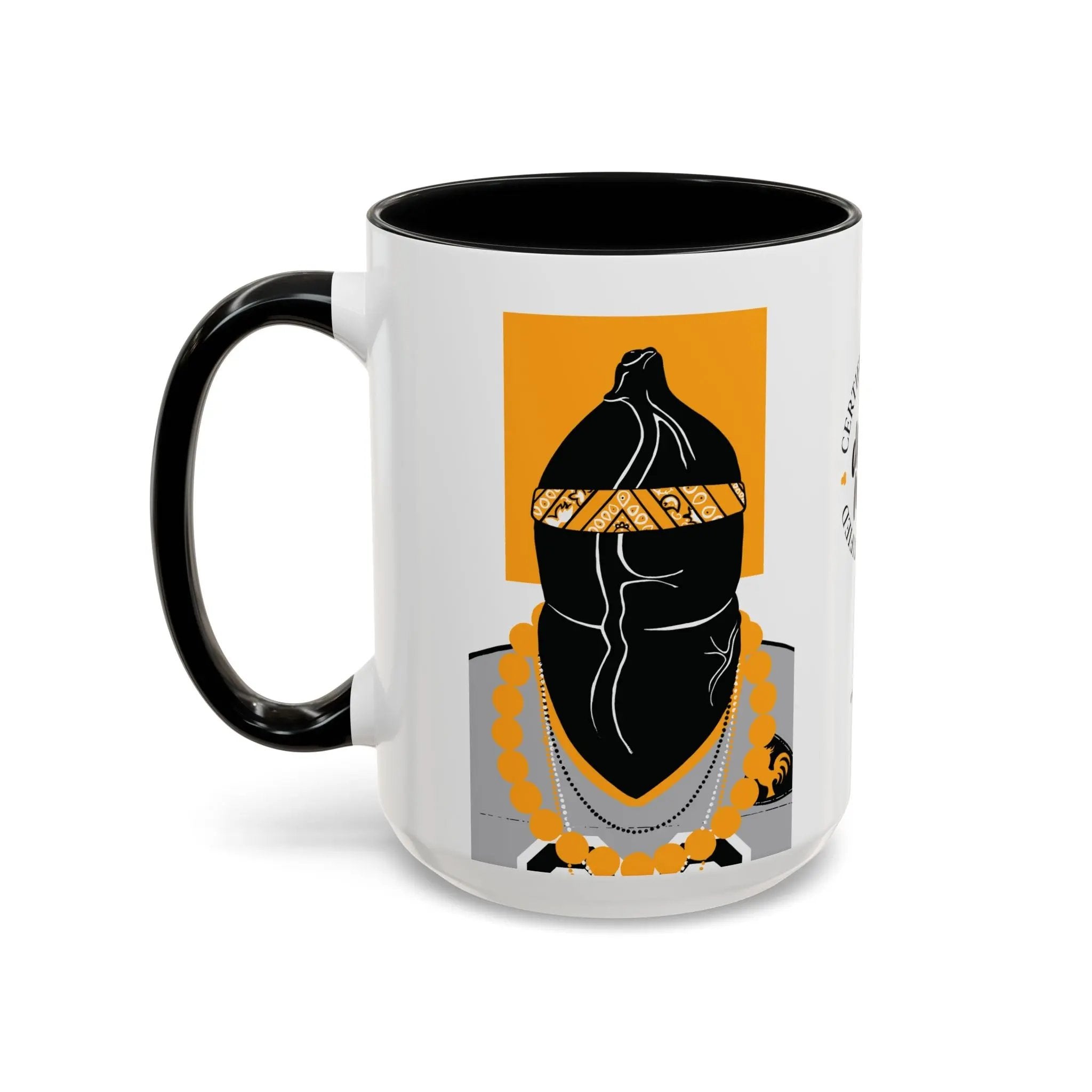 Gay Humor Coffee Mug - Yellow Dychead Queer Gift for Him Printify