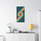 Gay Wall Art: Retro Rainbow 69 - Queer Contemporary for Home, Office Printify