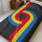 Blanket: Vintage Gay Rainbow 69 - LGBTQ+ Queer Bed Cover - erostakles