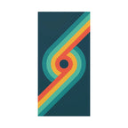 Gay Wall Art: Retro Rainbow 69 - Queer Contemporary for Home, Office Printify