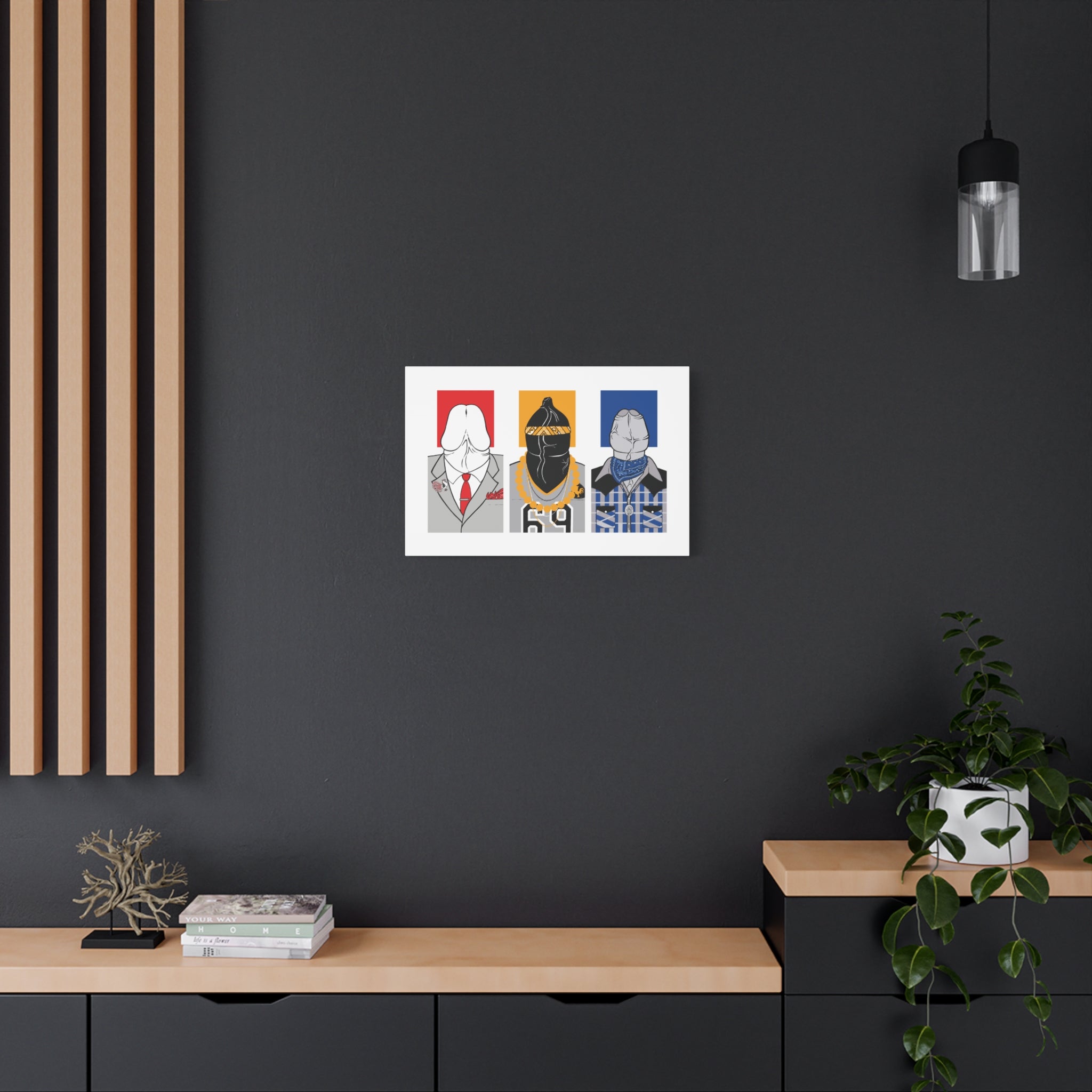 Funny Gay Wall Art - Tripdycheads Stretched Canvas, Ready To Hang