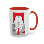 Gay Humor Coffee Mug - Red Dychead Queer Gift for Him Printify