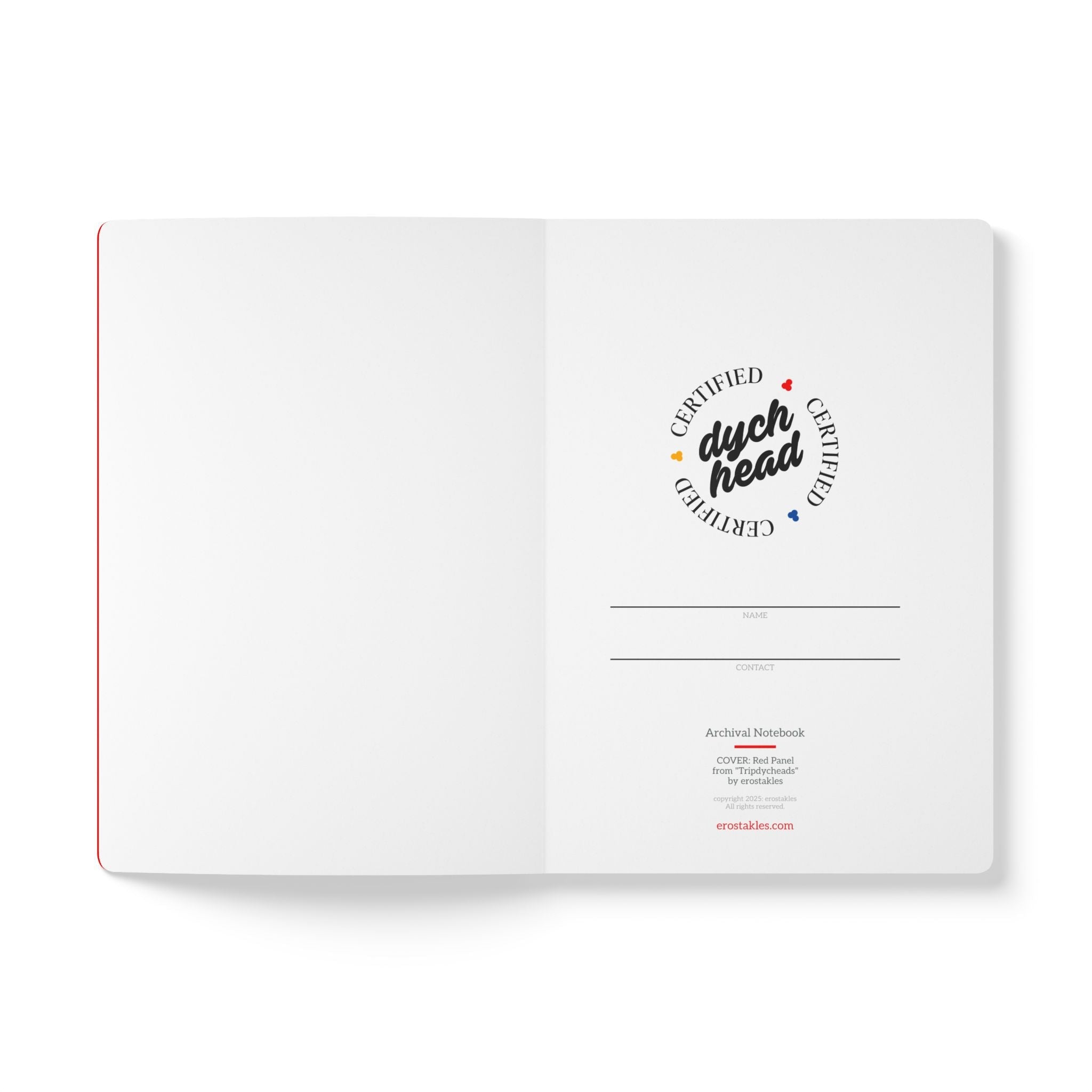 Red Softcover Gay Journal - Unique Queer Gift