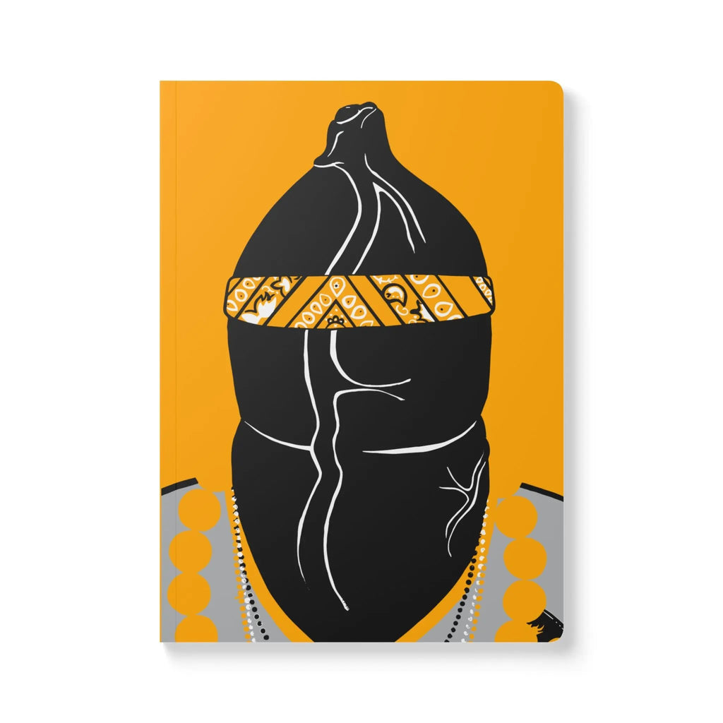 Journal: Softcover, Yellow - Unique Queer Gay Pride Gift Printify