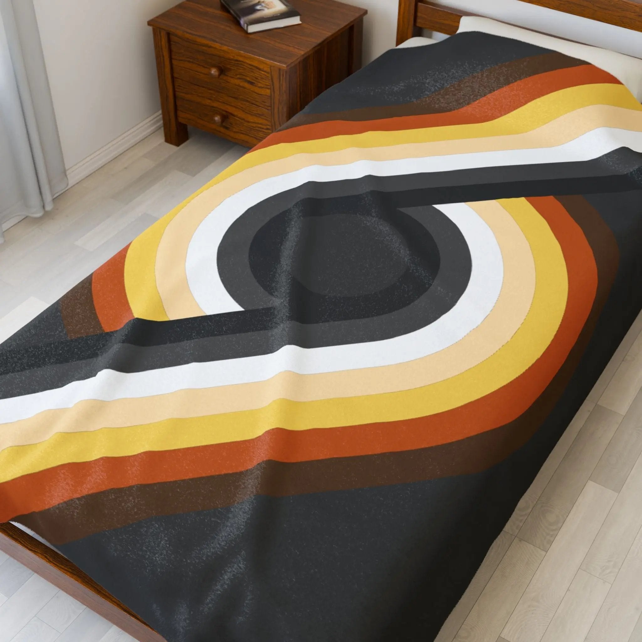 Blanket: Gay Bear Pride 69 - LGBTQ+ Queer Plush Velveteen Cover Printify