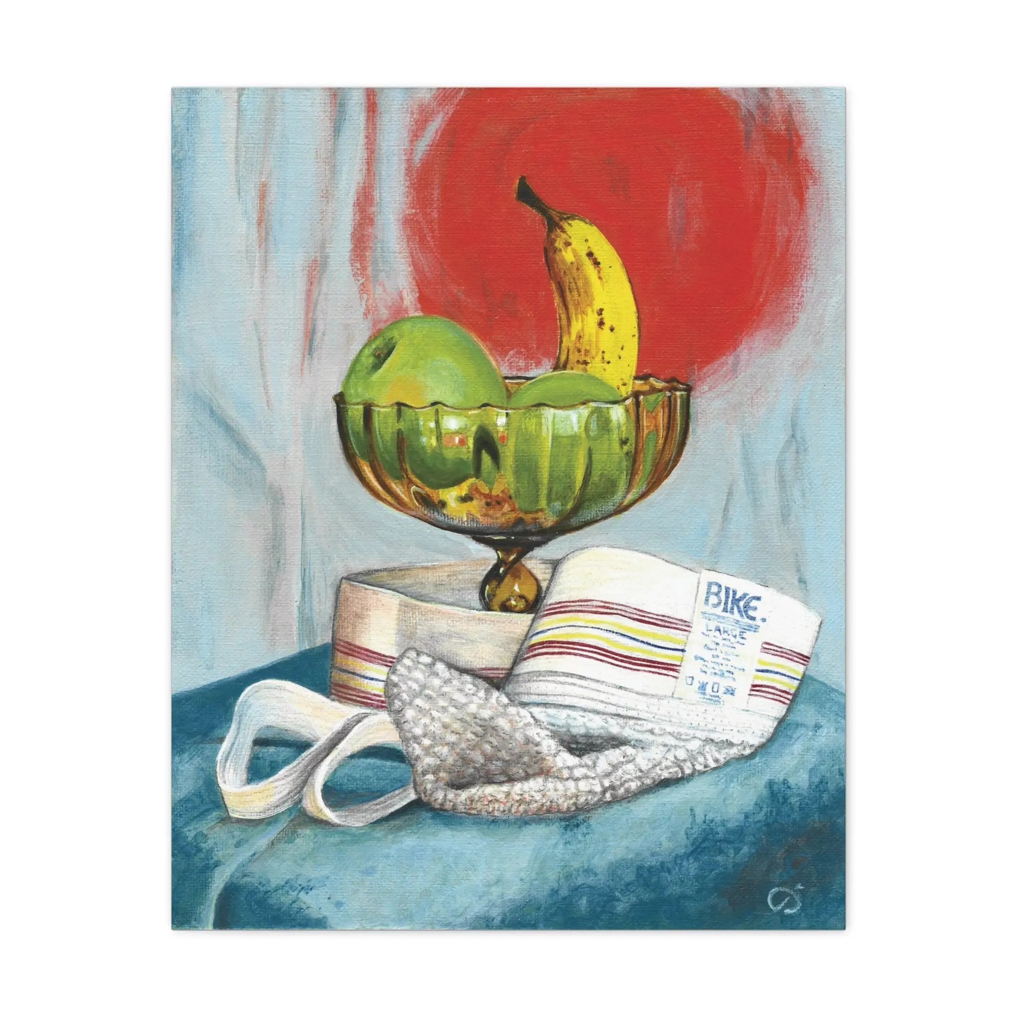 Gay Wall Art Print: Fruit Bowl Jock - Queer LGBTQ Canvas Decor - erostakles