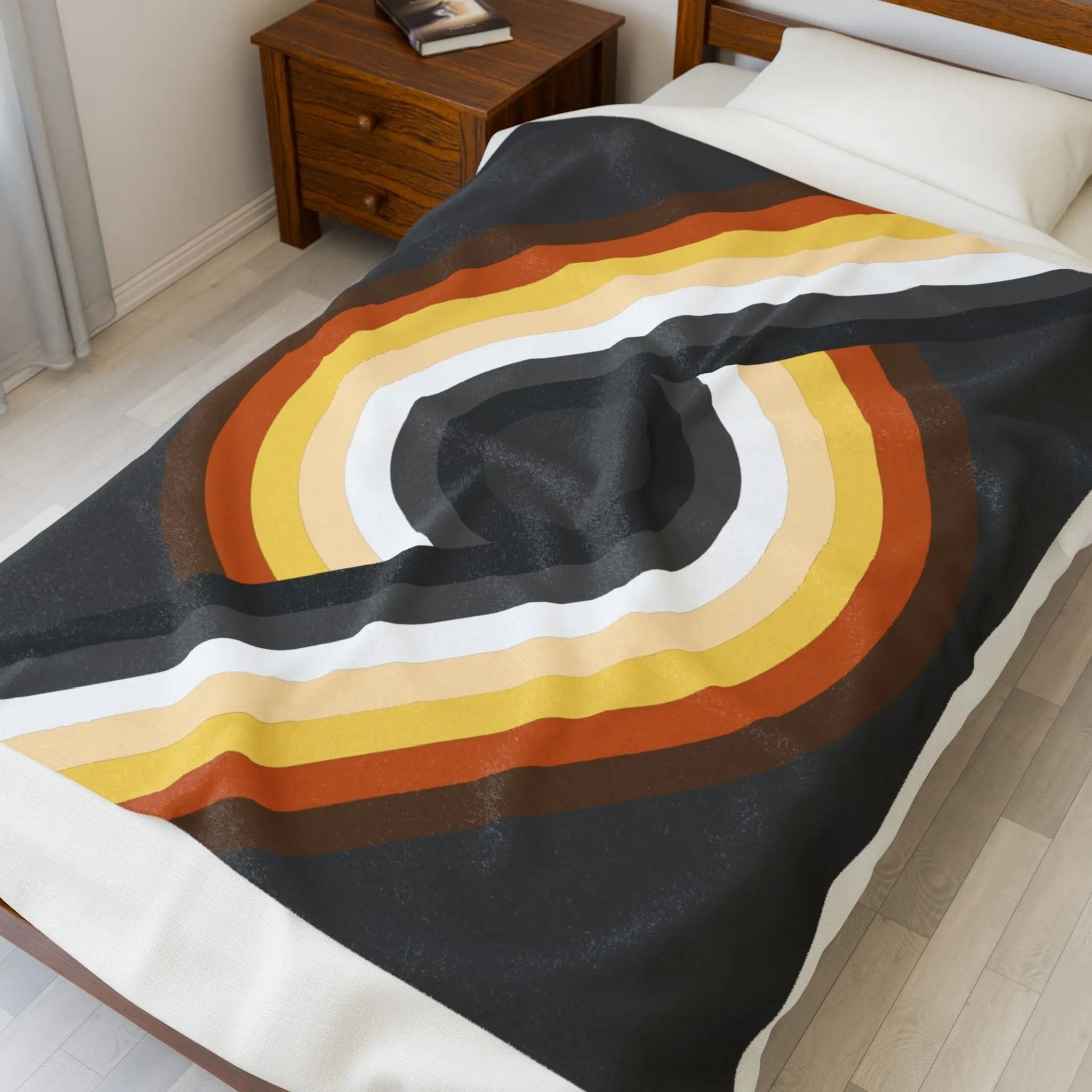 Blanket: Gay Bear Pride 69 - LGBTQ+ Queer Plush Velveteen Cover Printify