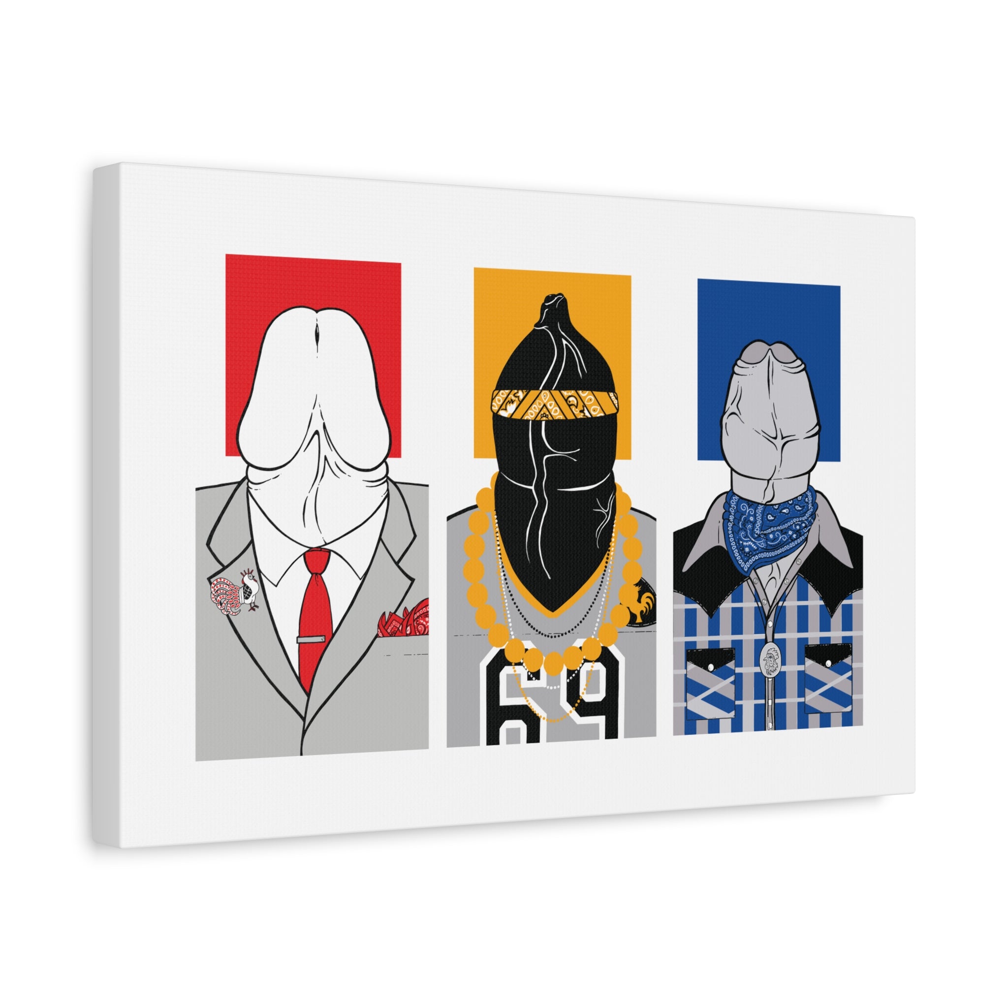 Funny Gay Wall Art - Tripdycheads Stretched Canvas, Ready To Hang