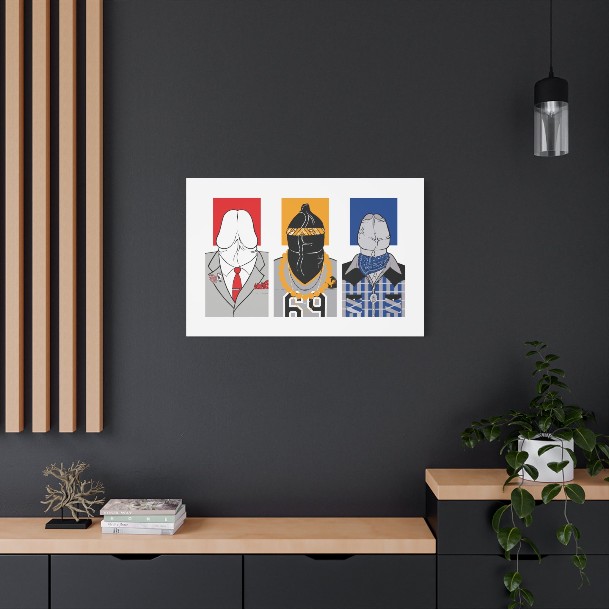 Funny Gay Wall Art - Tripdycheads Stretched Canvas, Ready To Hang