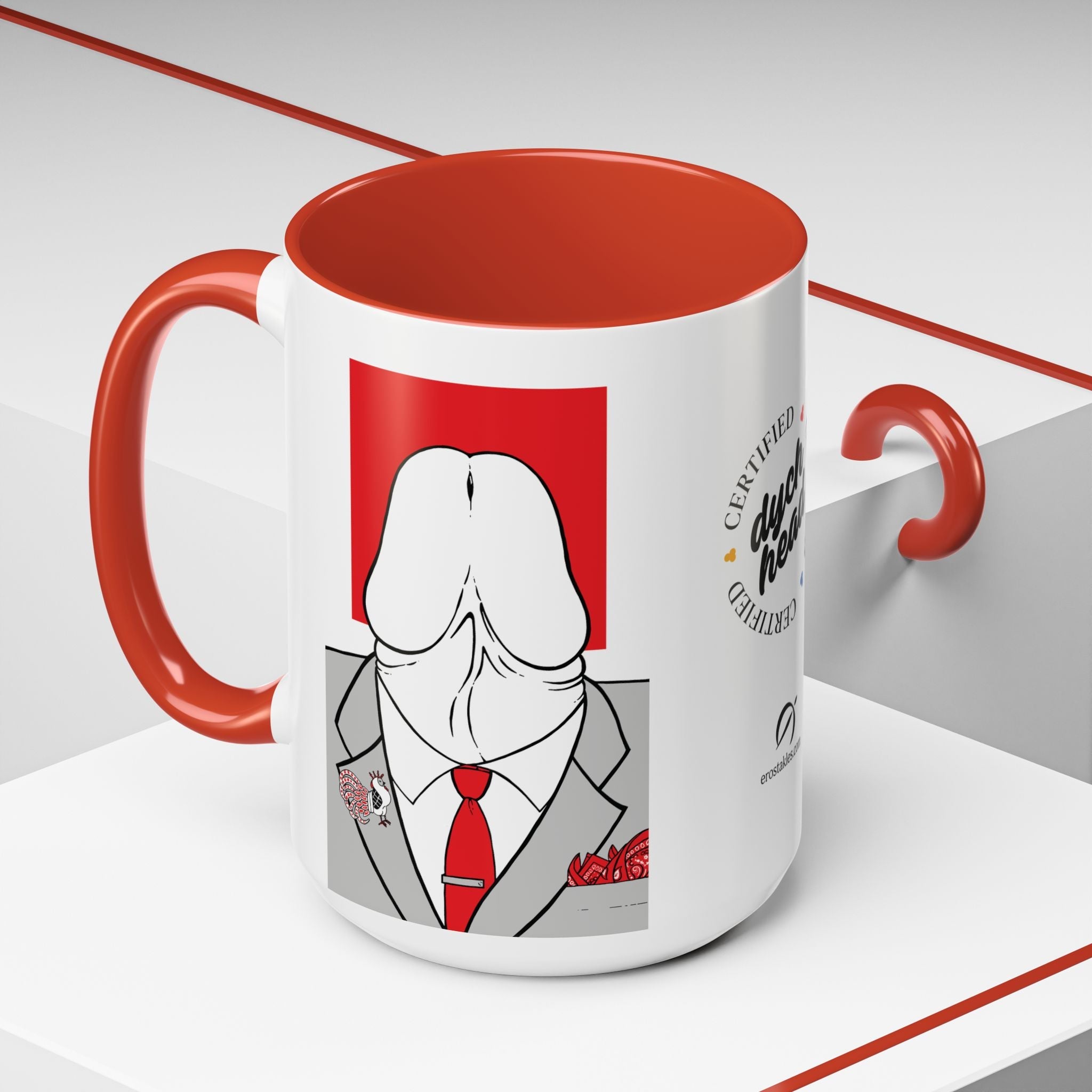 Red Dychead Gay Humor Coffee Mug